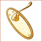 Georgian Lever Lock Oval (H-1005)