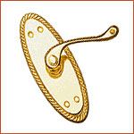 Georgian Lever Latch Oval (H-1006)