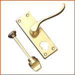 Victorian Lever Latch Scroll Privacy (H-1254)