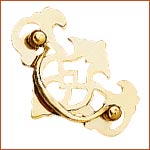 Brass Drawer Pull (H-1313)