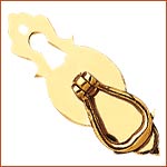 Brass Drawer Pull (H-1319)