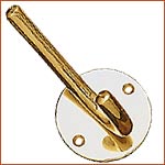 Brass Hat & Coat Hook (H-1329) 