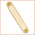 Brass Finger Plate (H-1432)