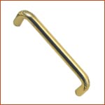 Brass 'D' handle 7mm (H-1437)