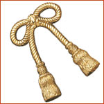 Brass Curtain Holdback (H-1561)