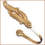 Brass Curtain Holder (H-1654)