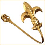 Brass Curtain Holder (H-1662)