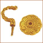 Brass Curtain Hook (H-1704)