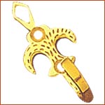 Brass Fleur De Lyes Hook (H-1725) 