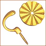 Brass Curtain Hook (H-1728)