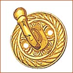 Brass Curtain Hook (H-1729)