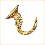 Brass Curtain Hook (H-1745) 