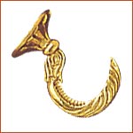 Brass Curtain Hook (H-1746)