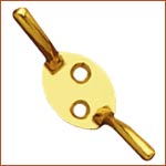 Brass Cleat Hook (H-1754)