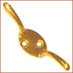 Brass Cleat Hook (H-1755)