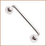 Aluminium Concealed Fix Round Bar Handle 19mm PAA 