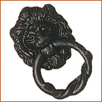 Antique Lion Head Knocker (H-3010)